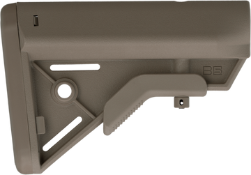 B5 Systems Bravo AR-15 Collapsible Buttstock - Flat Dark Earth - Mil-Spec Tube Not Included