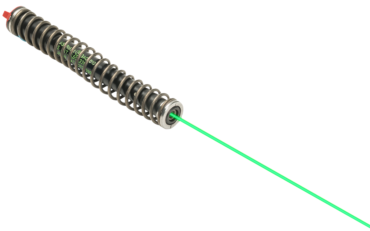 LaserMax LMSG419G Green Guide Rod Laser Sight for Glock 19 Gen 4 - Black
