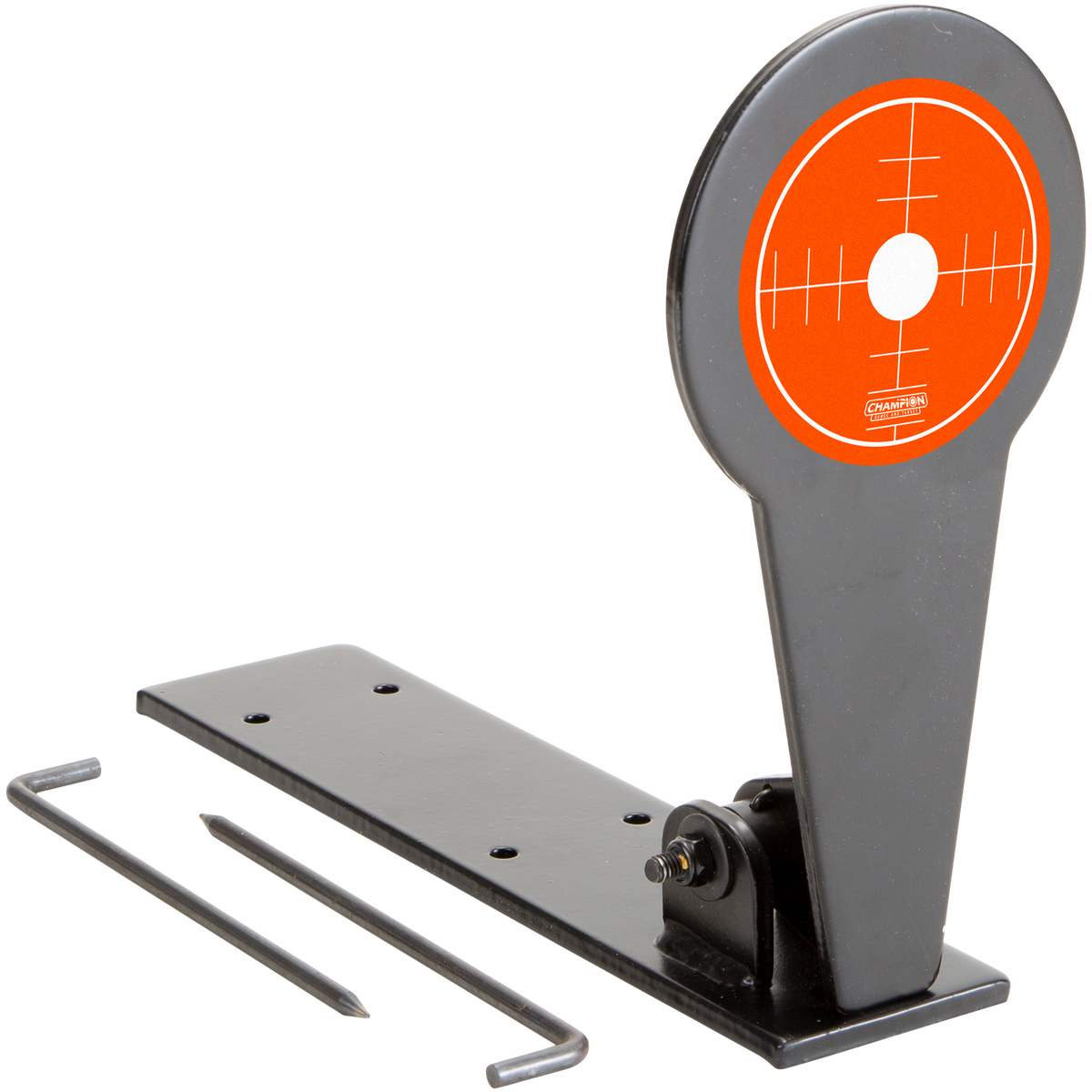 Champion Targets 40881 Gong Popper Rimfire 22 LR Steel Standing Target with Ground Stakes