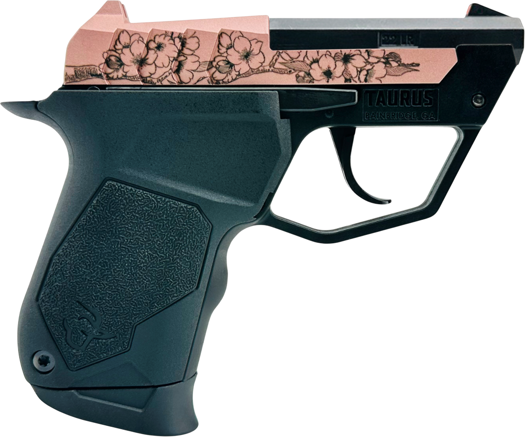 Taurus 22TUC 22 LR 2.50" 9+1 DAO Semi-Auto Pistol - Cherry Blossom