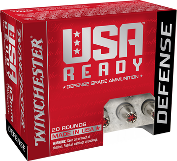 Winchester Ammo USA Ready Defense 10mm Auto 170gr Hex Vent Hollow Point 20 Rd - Box or Case