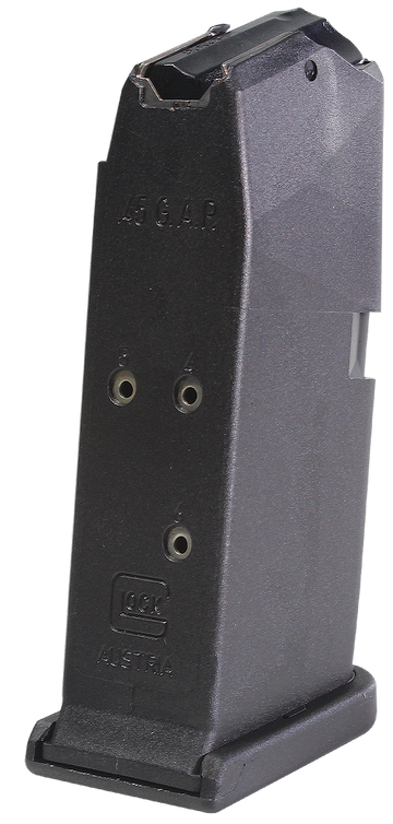 Glock G39 45 GAP 6rd Polymer Magazine - Black
