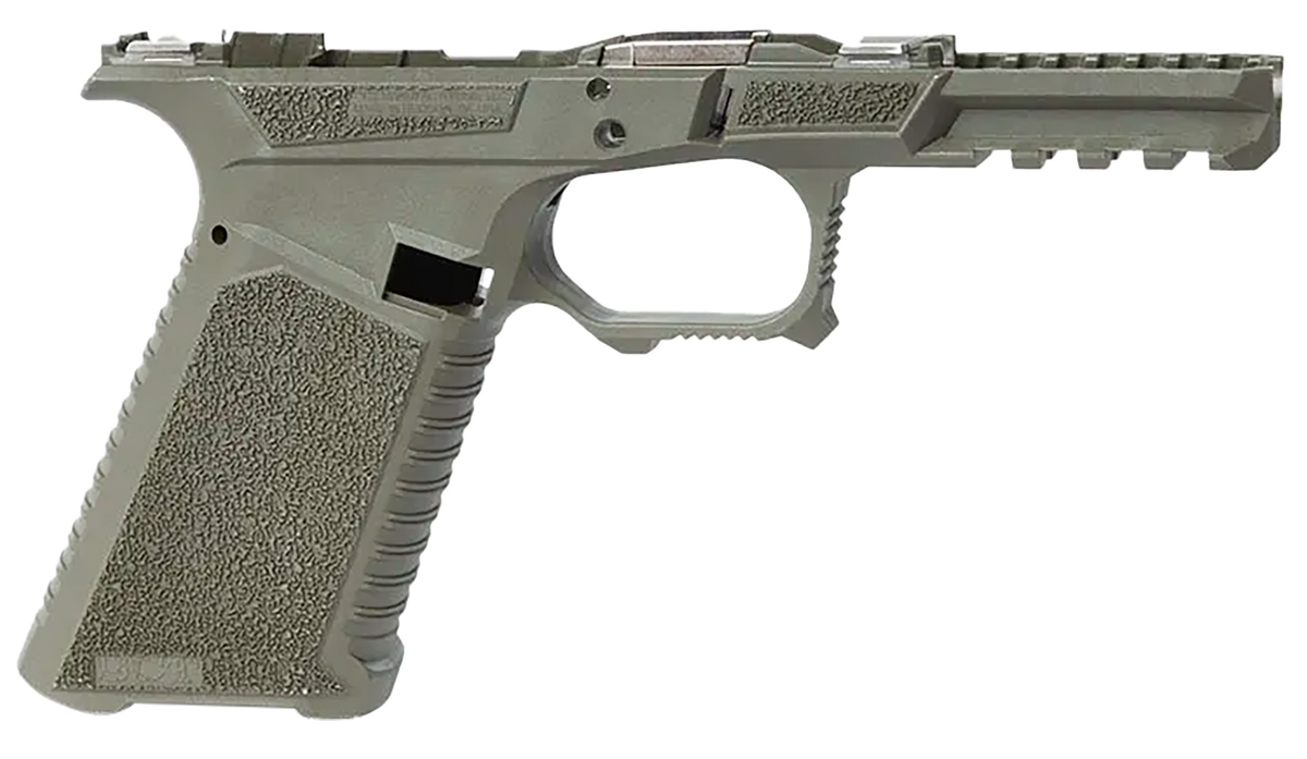 SCT Manufacturing Full Size Gen 3 17/22/31 Stripped Polymer Frame - OD Green