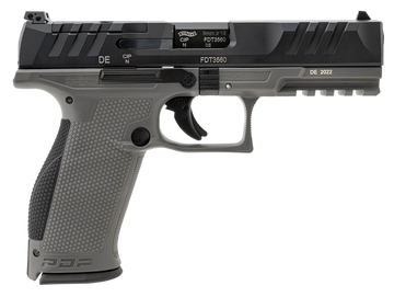 Walther Arms PDP 9mm Luger 4.50" 18+1 Semi-Auto Pistol - Two-Tone Gray/Black