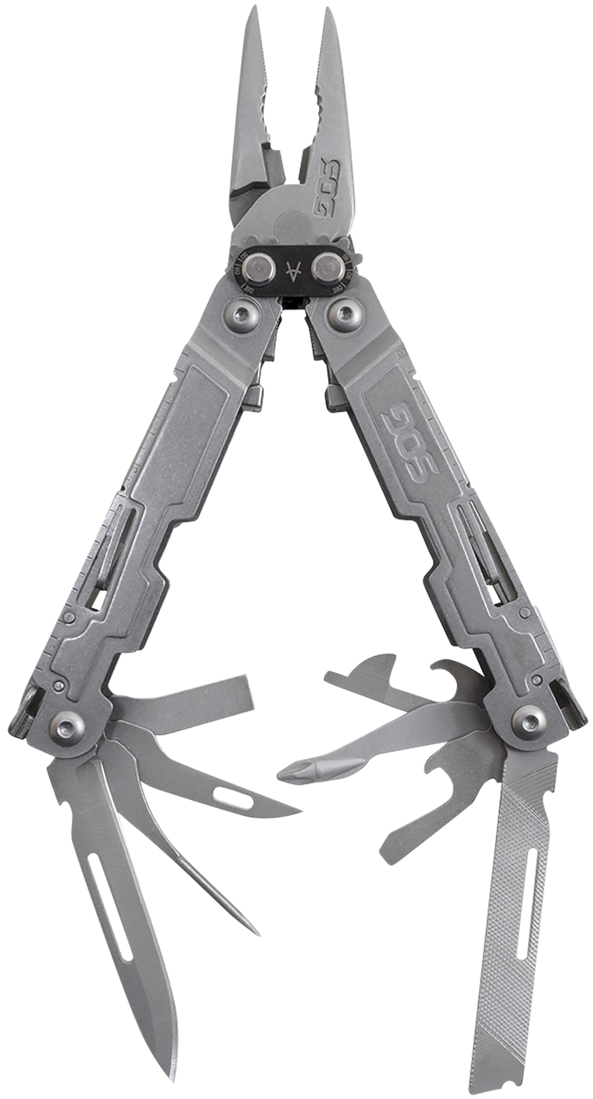 S.O.G PowerAccess 5Cr15MoV Stainless Steel 5.90" 18-Tool Multi-Tool - Silver