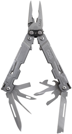 S.O.G PowerAccess 5Cr15MoV Stainless Steel 5.90" 18-Tool Multi-Tool - Silver
