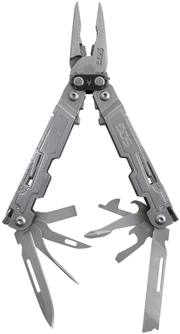 S.O.G PowerAccess 5Cr15MoV Stainless Steel 5.90" 18-Tool Multi-Tool - Silver