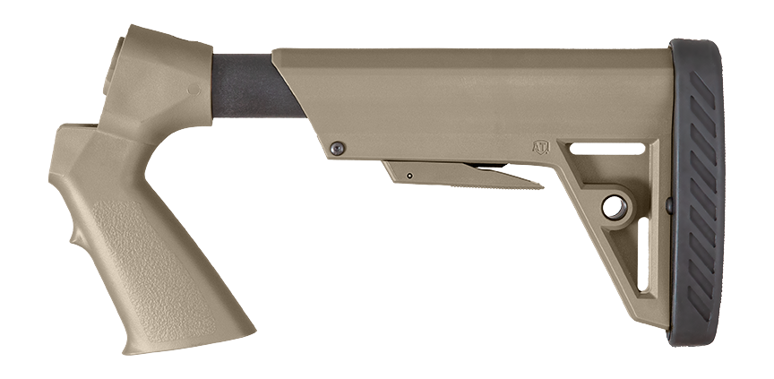 Advanced Technology Shotforce GEN2 Shotgun Stock 12 Gauge TactLite 6-Position Adjustable - Flat Dark Earth