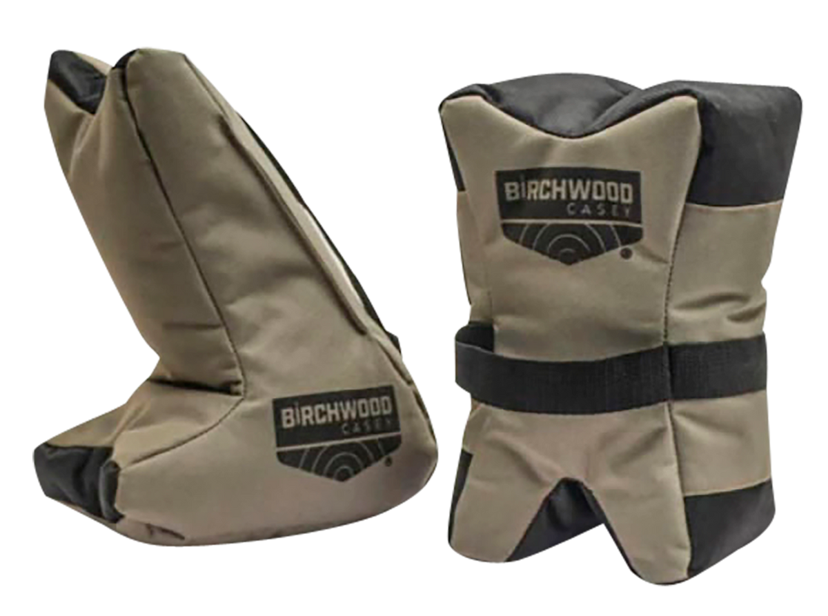 Birchwood Casey Tactical Tac-Match Shooting Rest Bag Combo Tan Nylon 2-Piece Set