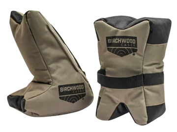 Birchwood Casey Tactical Tac-Match Shooting Rest Bag Combo Tan Nylon 2-Piece Set