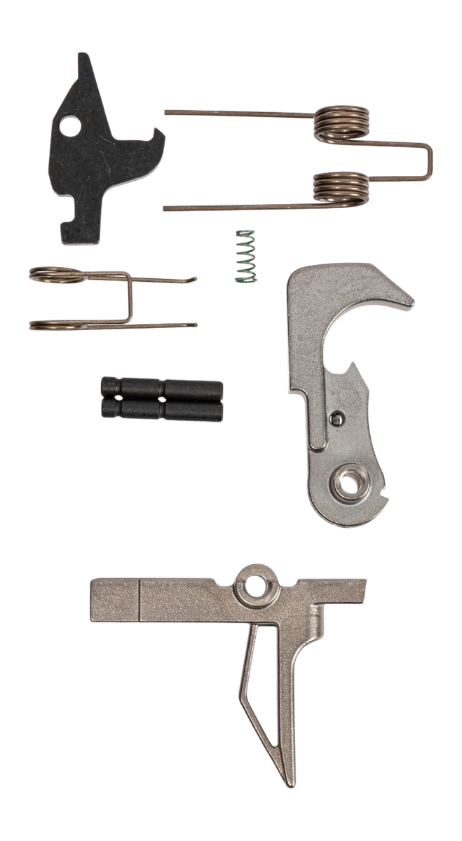 DPMS Panther Arms Fang Flat Polished AR Trigger Assembly - Single Stage