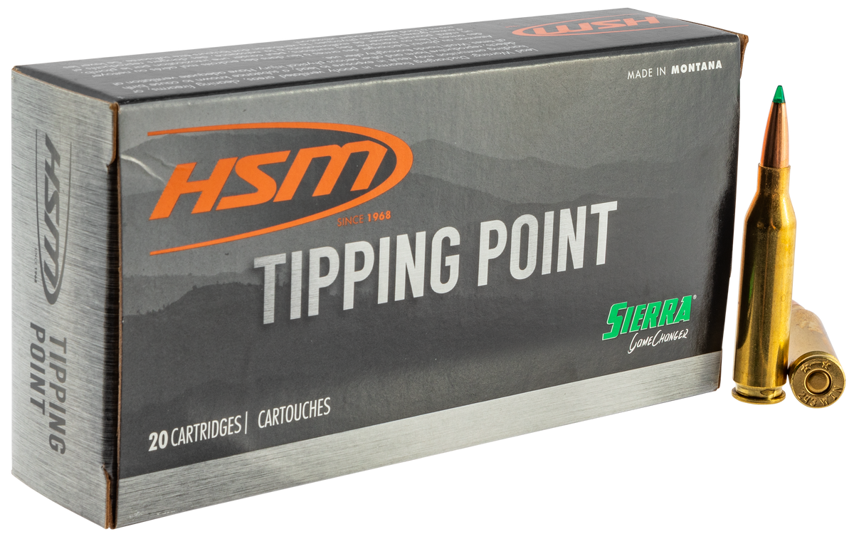 HSM Tipping Point 300 Win Mag 165gr Sierra GameChanger 20 Rd - Box or Case