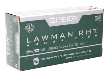 Speer Ammo Lawman Training RHT 45 ACP 155gr SinterFire Frangible 50 Rd - Box or Case