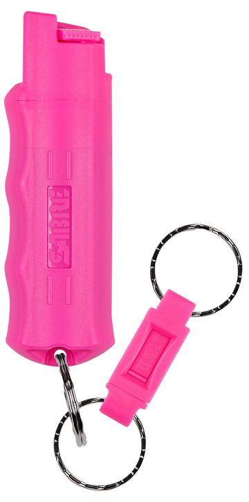 Sabre Red Pepper Spray .54 oz 10 ft Range 25 Bursts Stream Pink