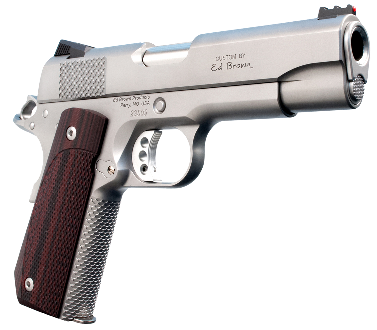 Ed Brown KC18SS Kobra Carry 45 ACP 4.25" 7+1 SAO Pistol - Matte Stainless Serrated