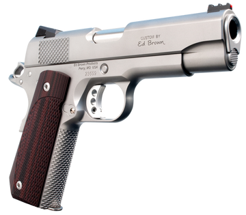 Ed Brown KC18SS Kobra Carry 45 ACP 4.25" 7+1 SAO Pistol - Matte Stainless Serrated