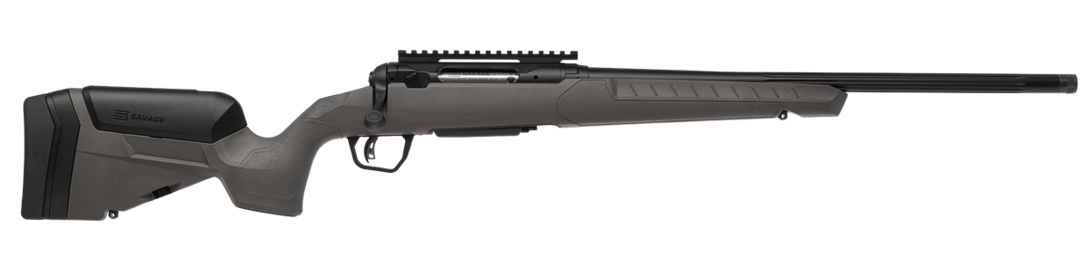 Savage 110 Trailblazer 22 ARC 20" Fluted 4+1 Bolt-Action Rifle - Flat Dark Gray Synthetic