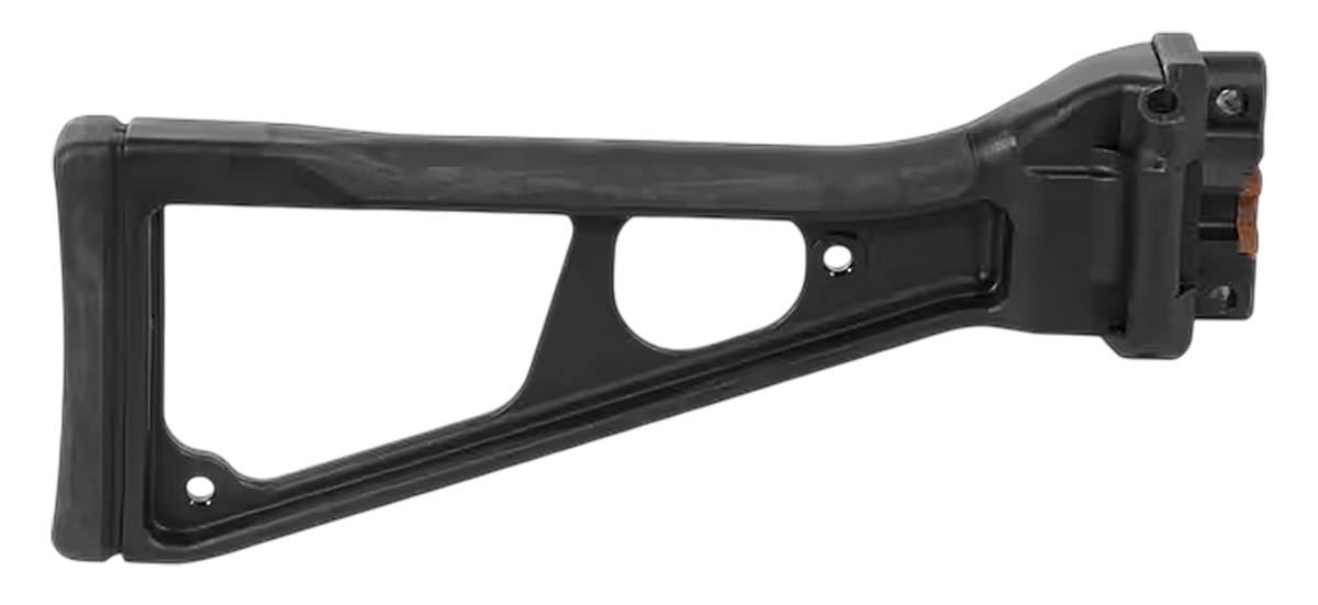 HK SP5K Folding Buttstock - Black Polymer/Steel