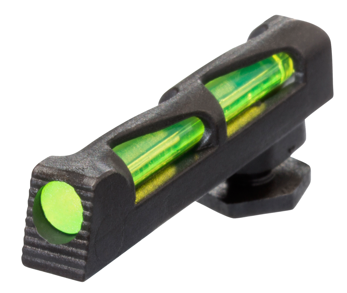 Hiviz GL2014 LiteWave Front Sight for Glock Green/Red/White Fiber Optic - Black Steel Frame