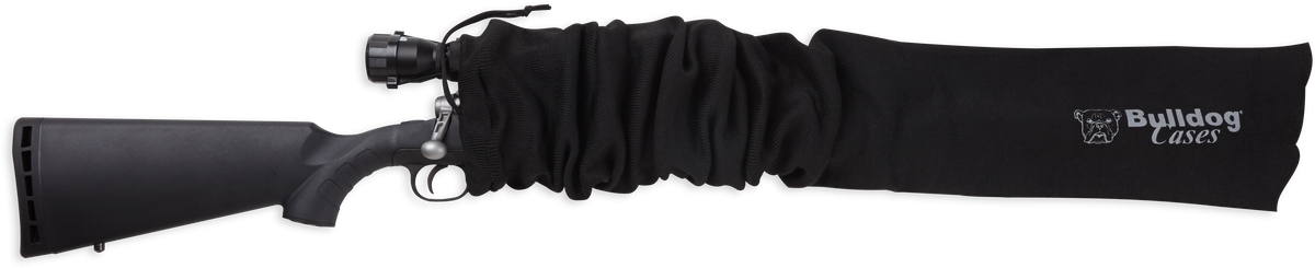 Bulldog BD152 Gun Sock 52" Oversized Scoped Rifle Black