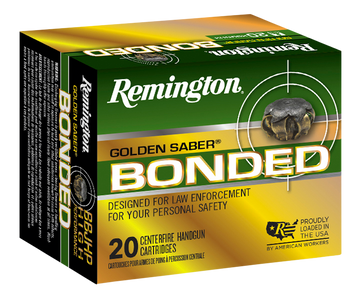 Remington Ammunition Golden Saber Bonded 45 ACP 230 gr Bonded Brass Jacketed Hollow Point - Box or Case