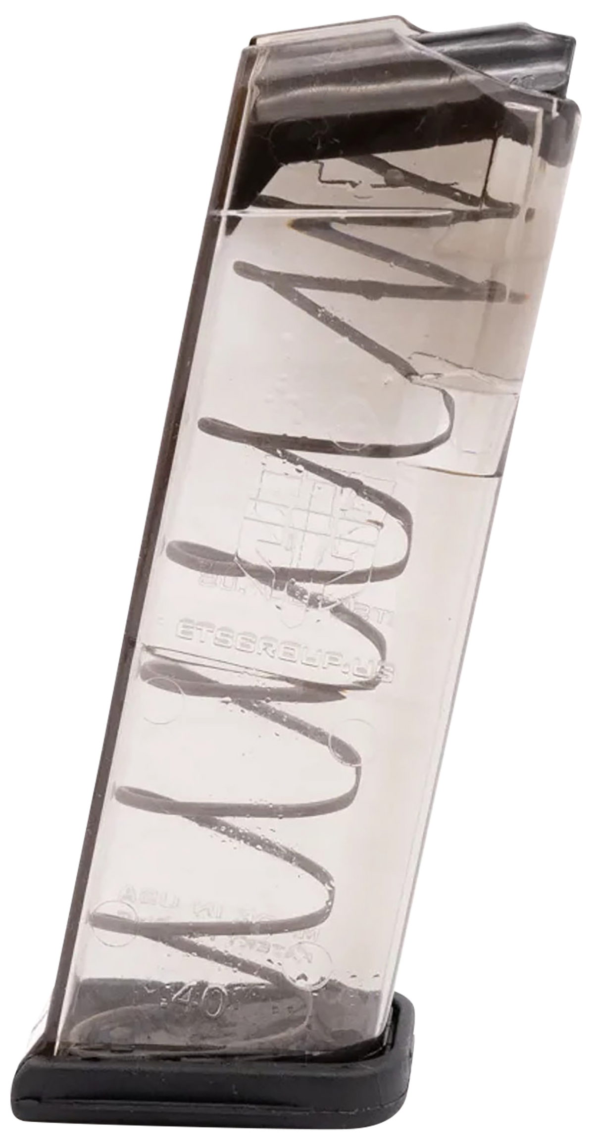 ETS Group GLK23 40 S&W 13rd Clear Polymer Magazine - Fits Glock 23/27