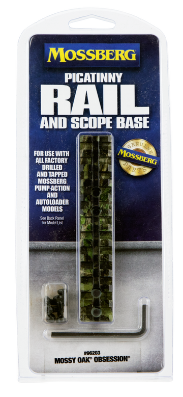 Mossberg 96203 Picatinny Rail/Scope Mount 6.5" Aluminum - Mossy Oak Obsession