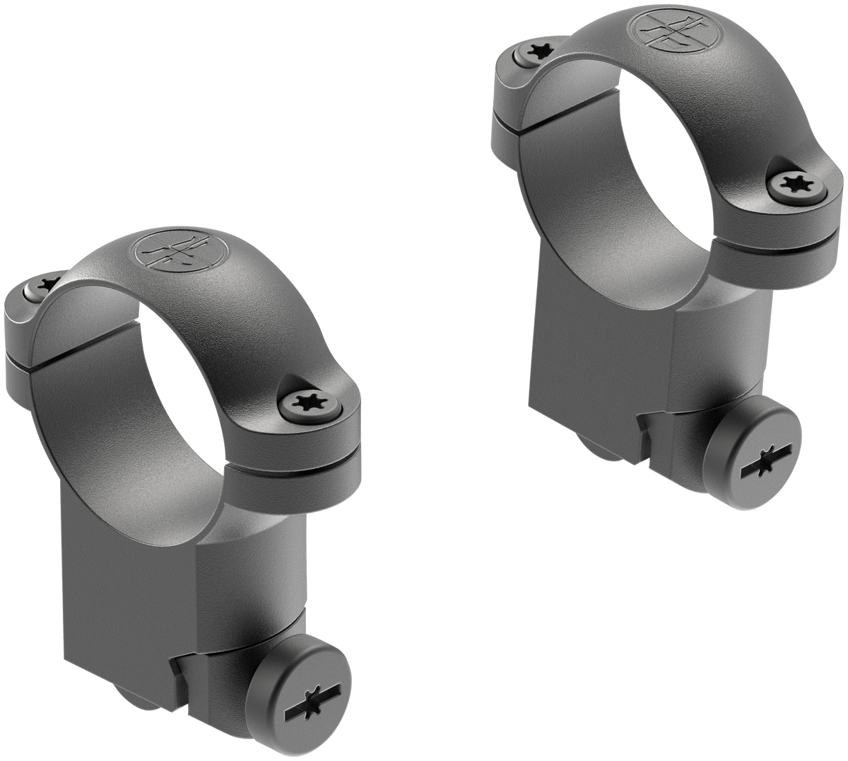 Leupold 50217 Ringmounts 1" High Matte Black - Ruger No.1/77/11