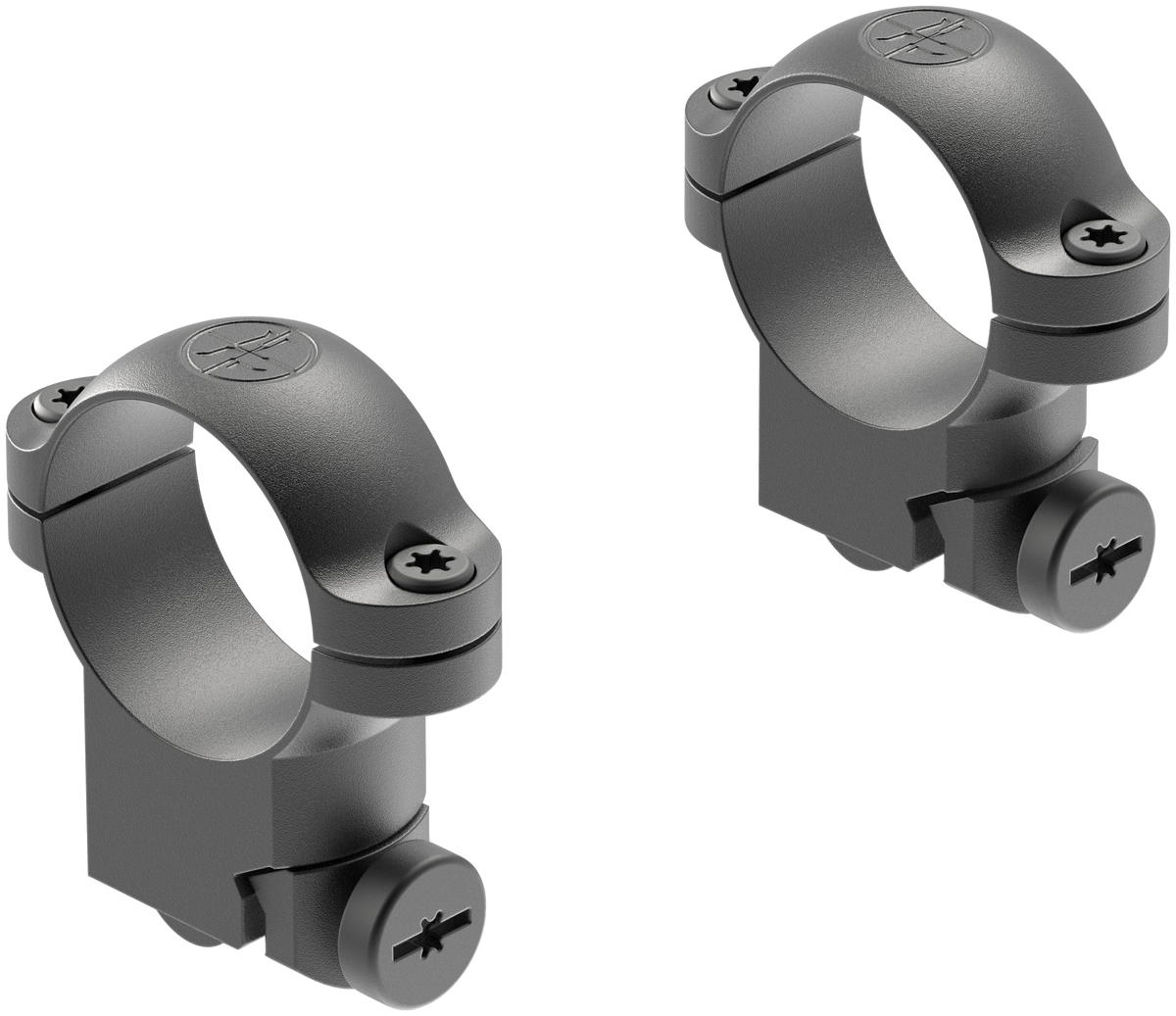 Leupold 170351 Ringmounts 1" Medium Matte Black - Ruger M77