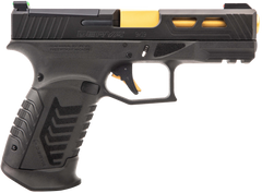 Derya Firearms DY9 9mm Luger 4.02" 10+1 Semi-Auto Pistol - Gold TiN Barrel