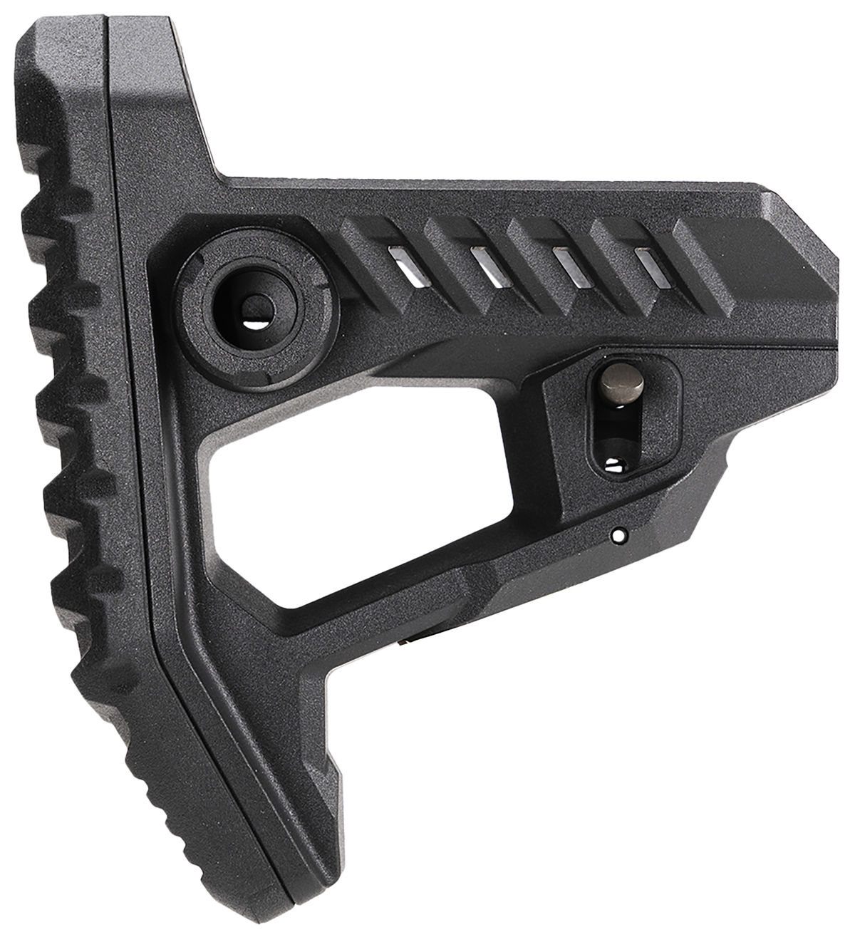 Strike Industries Pit Stock AR-15/M4/M16 3.87" Black Polymer 4-Position Adjustable Buttstock