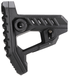Strike Industries Pit Stock AR-15/M4/M16 3.87" Black Polymer 4-Position Adjustable Buttstock
