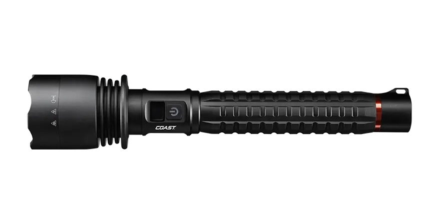 COAST XP40R 8000 Lumen Rechargeable LED Flashlight - 5 Modes, POWERiQ Display, 9.75in