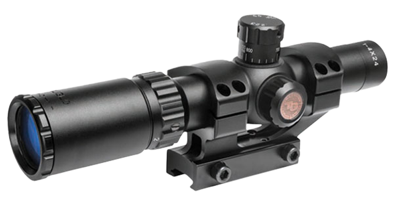 Truglo Tru-Brite 30 1-4x24mm 30mm Tube Duplex Mil-Dot Rifle Scope