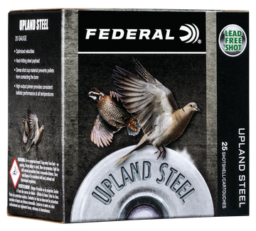 Federal Upland Steel Field & Range 28 Gauge 2.75 5/8oz #7.5 Shot 25 Rd - Box or Case