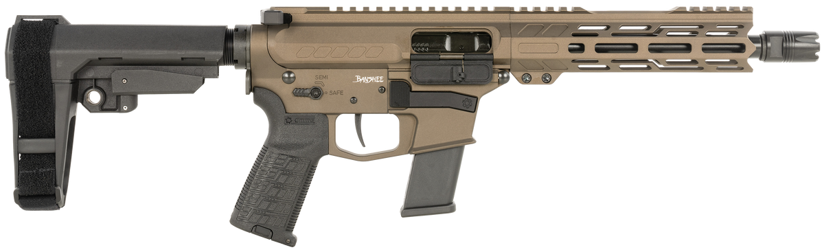 CMMG Banshee MKG .45 ACP 8" 13+1 Semi-Auto Pistol - Midnight Bronze