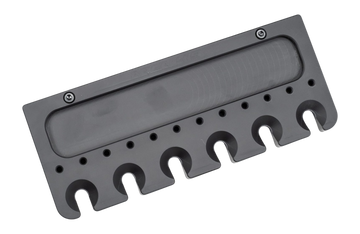 Area 419 Firearms Cleaning Rod Rack Kit - Black Anodized Aluminum - 6 Rod Capacity