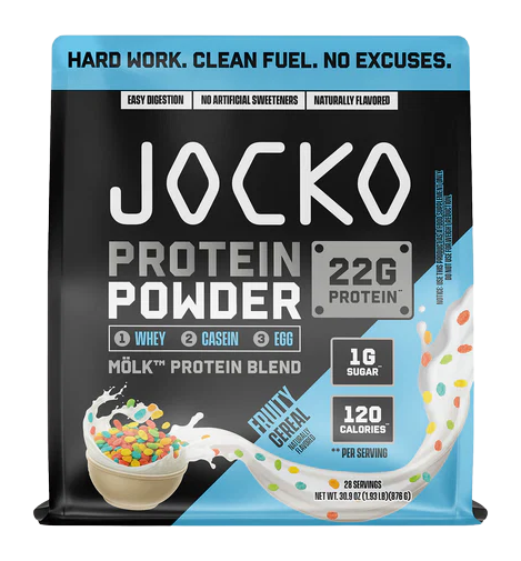Jocko Fuel Fruity Cereal Protein Powder Bag