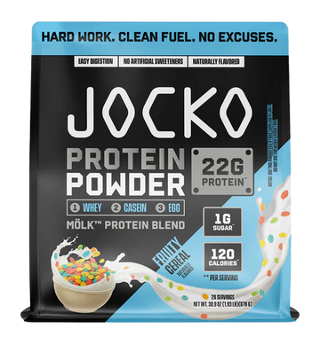 Jocko Fuel Fruity Cereal Protein Powder Bag