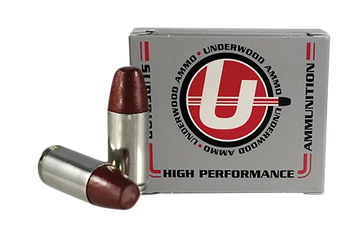 Underwood Ammo 9mm Luger +P 147gr Hard Cast Flat Nose - Box or Case