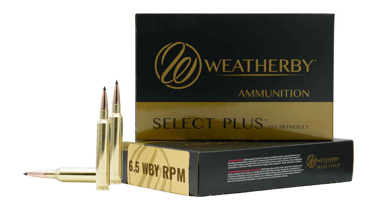Weatherby Select Plus 6.5 WBY RPM 156gr Elite Hunter 20-Rd