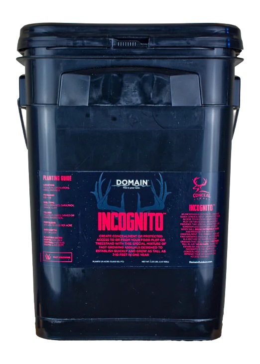 Domain Outdoor Incognito Food Plot Seed 1/4 Acre 3.25 lb Sorghum & Egyptian Wheat