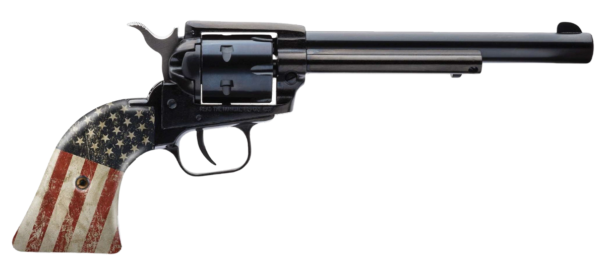Heritage Mfg Rough Rider 22 LR 6.5" 6-Shot SAO Revolver - US Flag Grip
