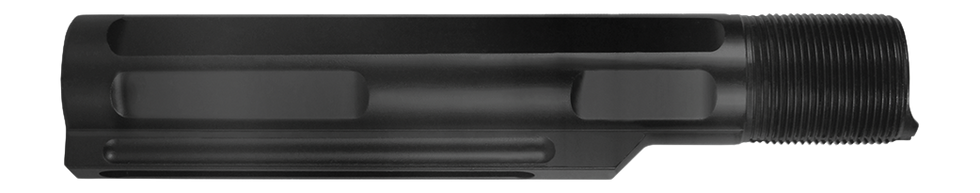 JE Machine Tech PS-BTMS2 AR-15/M4 .223 Mil-Spec 8-Position Fluted Buffer Tube - Black