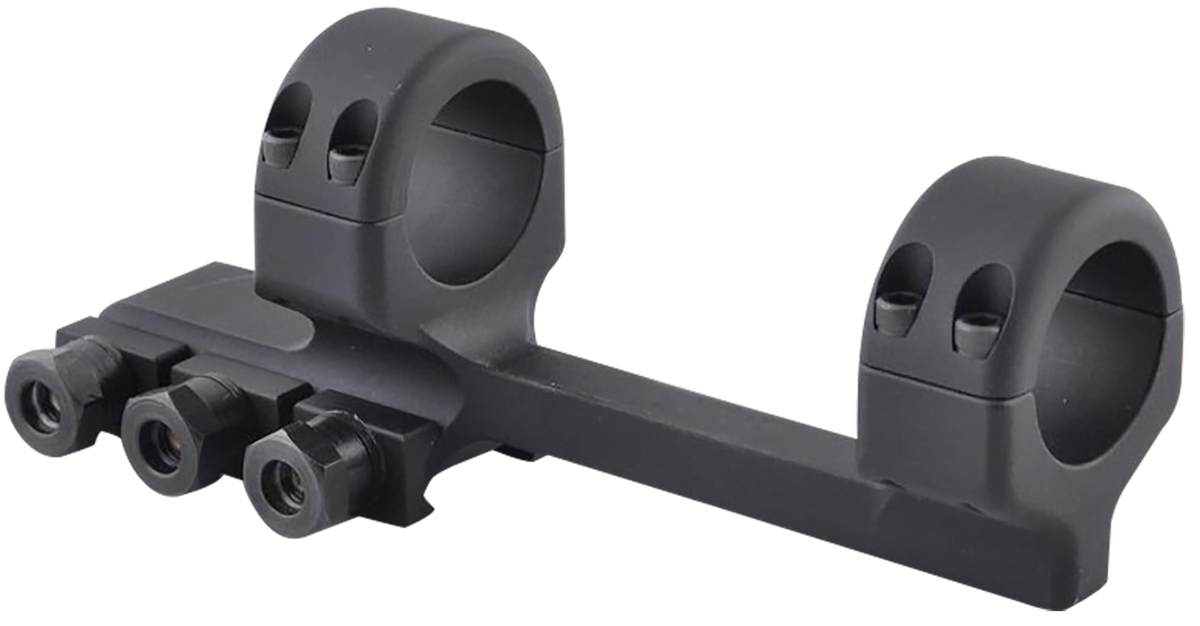 DNZ Freedom Reaper Forward Picatinny Rail 20 MOA 30mm Extra High Matte Black Scope Mount & Ring Combo