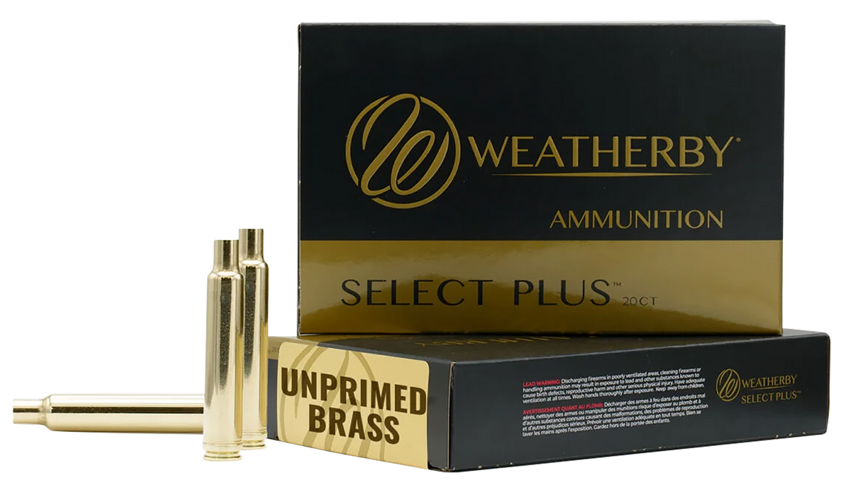 Weatherby Select Plus 6.5 WBY RPM Rifle Brass 20/Box