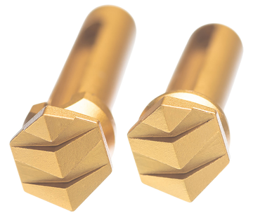 Tyrant CNC Enhanced Takedown Pins AR-15 7075 Aluminum Gold Anodized