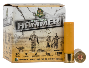 Hevishot HEVI-Hammer 20 Gauge 3" 1 oz #2 Shot 1350 fps - Box or Case