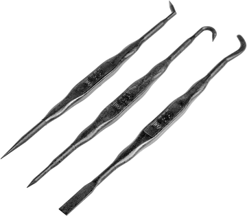 Breakthrough Clean Double Ended Fiber Picks 3 Pack - Black