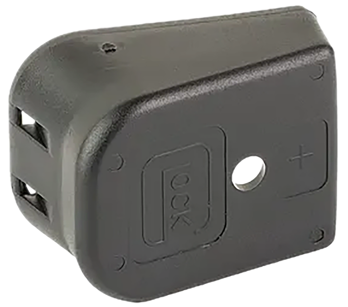Glock Plus Two Magazine Floor Plate 9mm/40 S&W/357 Sig/45 ACP Black Polymer